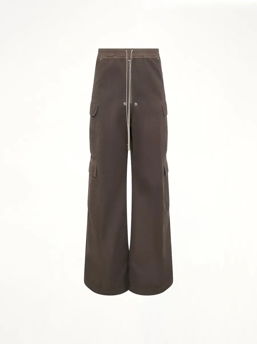 RICK OWENS DRKSHDW Double Cargo Jumbo Bela in Dark Dust | Thumbnail 2 RICK OWENS DRKSHDW Double Cargo Jumbo Bela in Dark Dust | Thumbnail 2