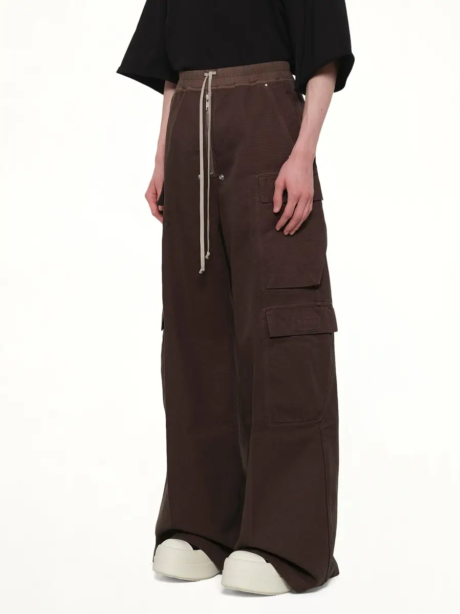 RICK OWENS DRKSHDW Double Cargo Jumbo Bela in Dark Dust | Thumbnail 3 RICK OWENS DRKSHDW Double Cargo Jumbo Bela in Dark Dust | Thumbnail 3