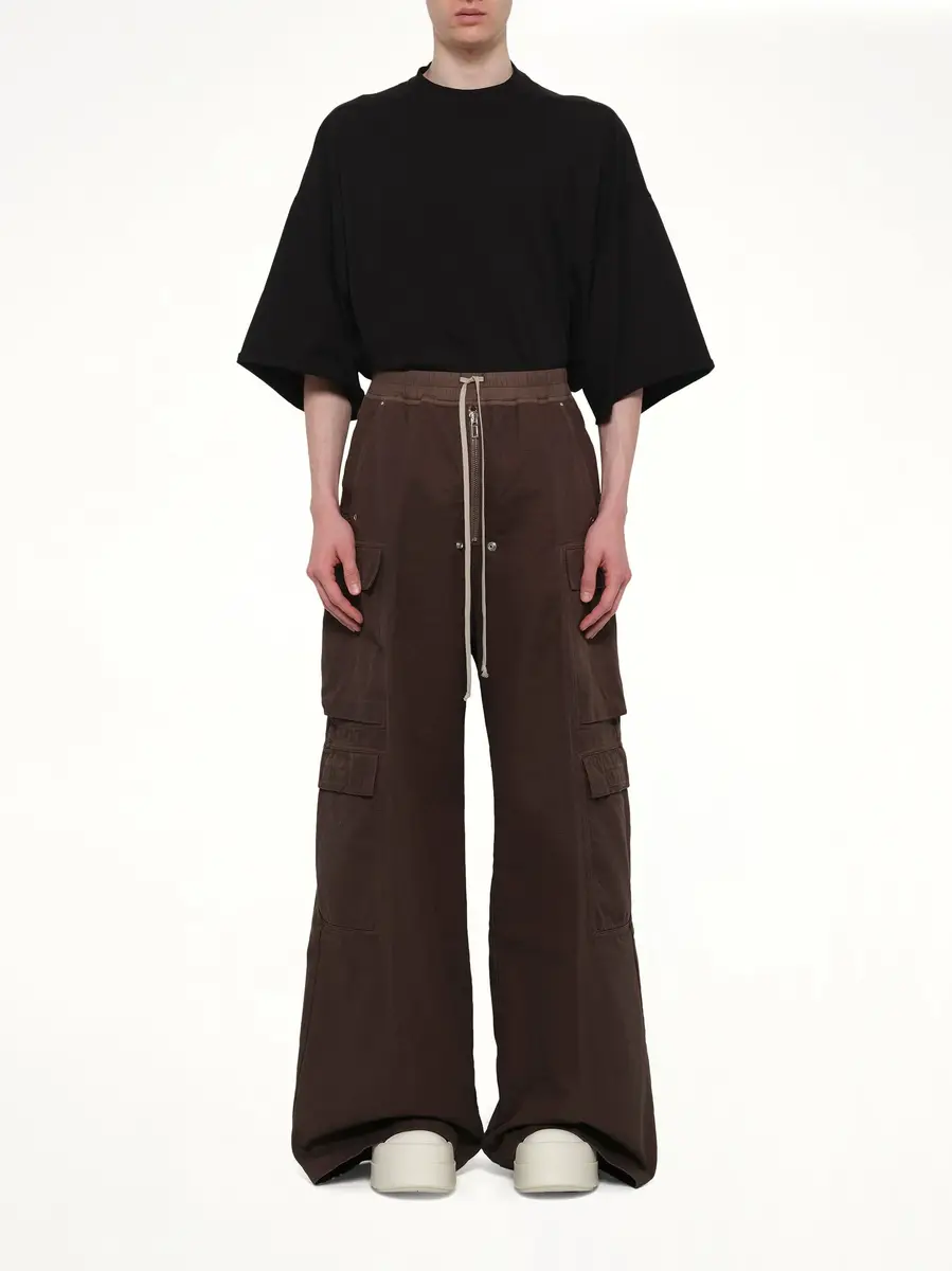 RICK OWENS DRKSHDW Double Cargo Jumbo Bela in Dark Dust | Thumbnail 6 RICK OWENS DRKSHDW Double Cargo Jumbo Bela in Dark Dust | Thumbnail 6