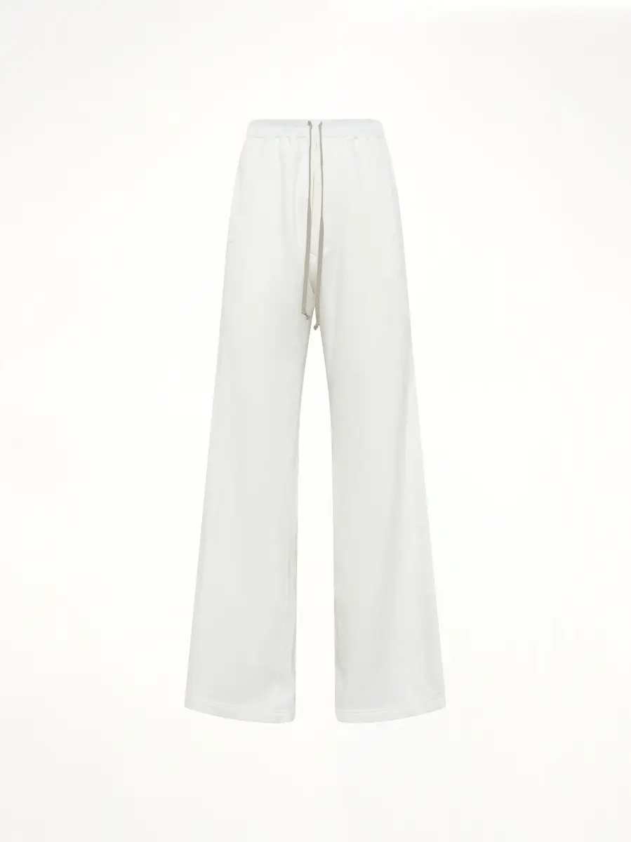 RICK OWENS DRKSHDW Wide Pusher Pants in Milk Wash | Thumbnail 2 RICK OWENS DRKSHDW Wide Pusher Pants in Milk Wash | Thumbnail 2