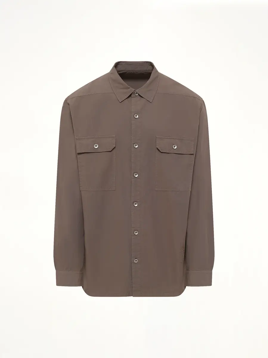 RICK OWENS DRKSHDW Jumbo Outershirt in Dust | Thumbnail 2