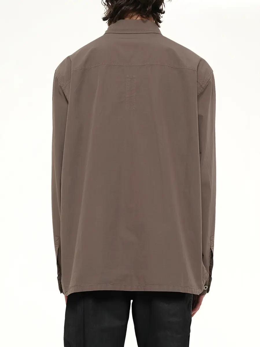 RICK OWENS DRKSHDW Jumbo Outershirt in Dust | Thumbnail 5