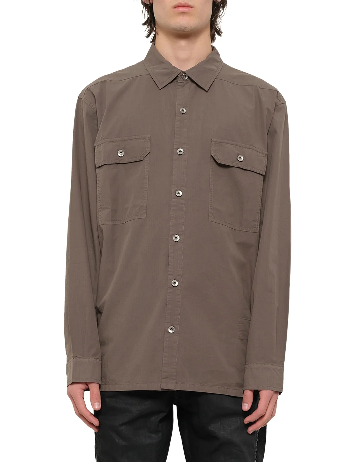 RICK OWENS DRKSHDW Jumbo Outershirt in Dust