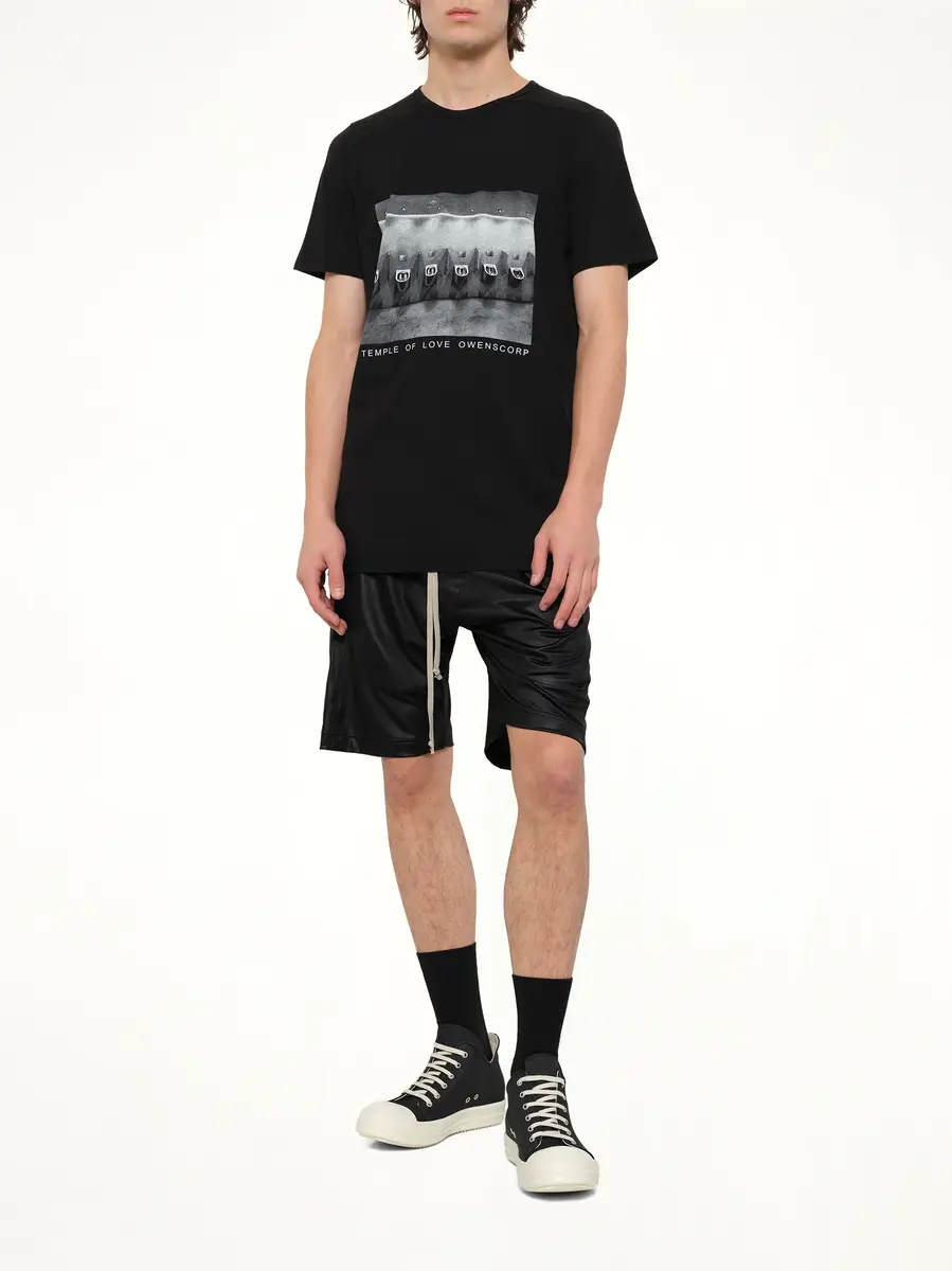 RICK OWENS DRKSHDW Light Wide Pusher Shorts | Thumbnail 4 RICK OWENS DRKSHDW Light Wide Pusher Shorts | Thumbnail 4