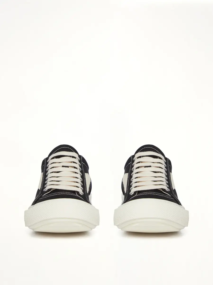 RICK OWENS DRKSHDW Vintage Sneaks in Black/milk | Thumbnail 2