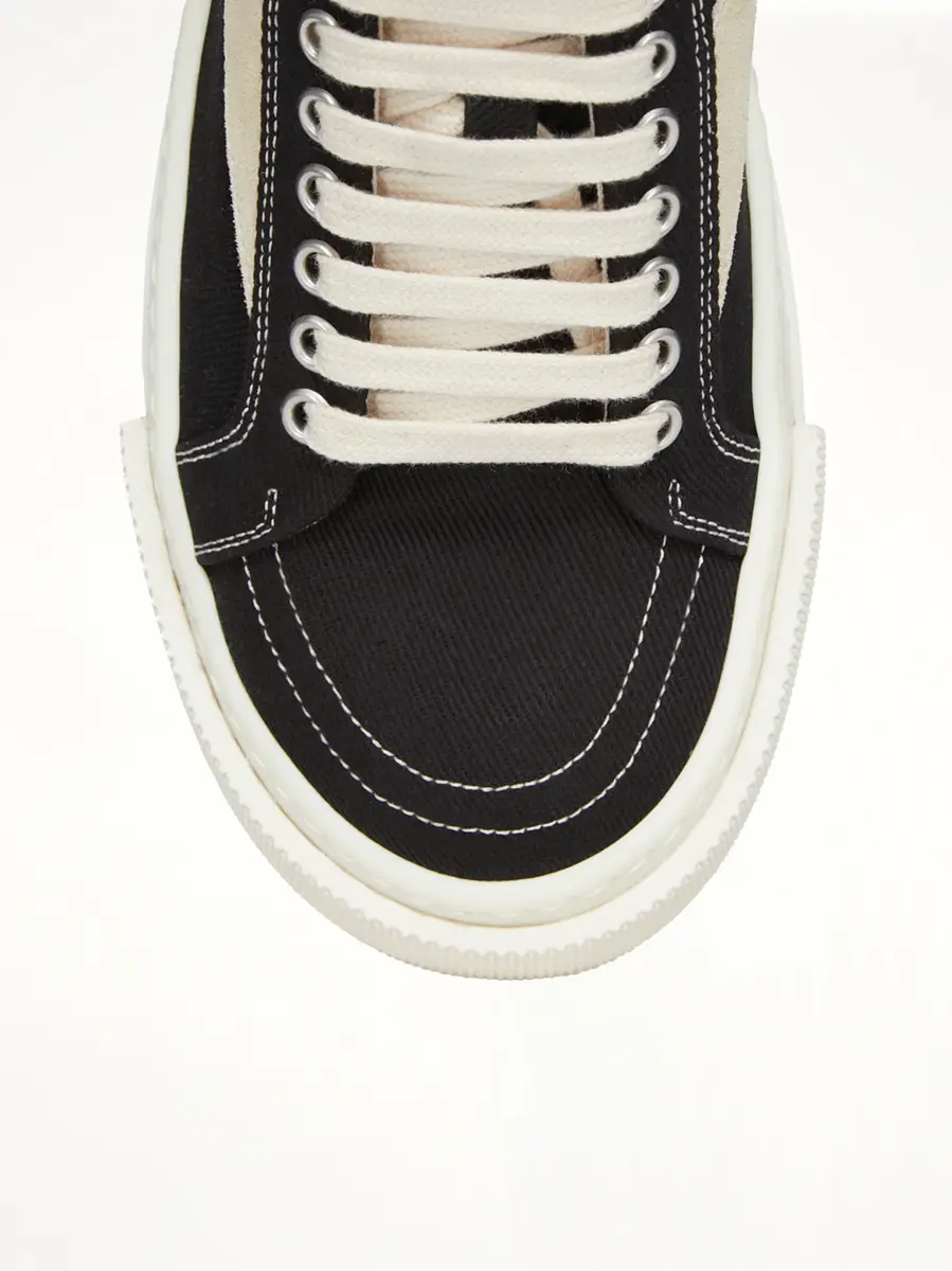 RICK OWENS DRKSHDW Vintage Sneaks in Black/milk | Thumbnail 6