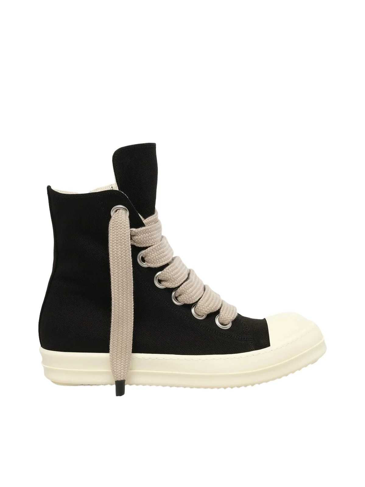 RICK OWENS DRKSHDW Jumbolace Sneaks in Black/milk