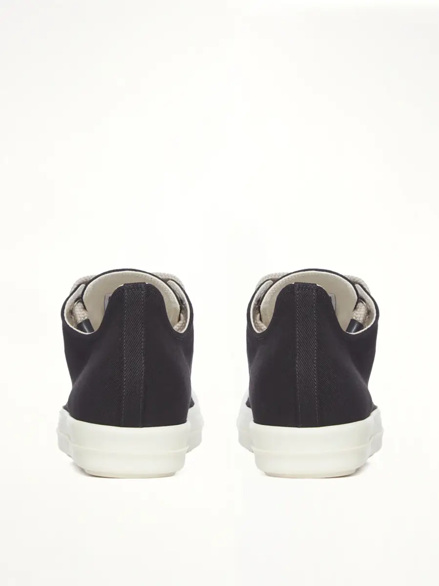 RICK OWENS DRKSHDW Jumbolace Low Sneaks in Black/milk | Thumbnail 4