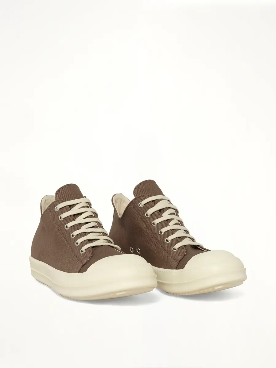RICK OWENS DRKSHDW Low Sneaks in Dust/milk | Thumbnail 2