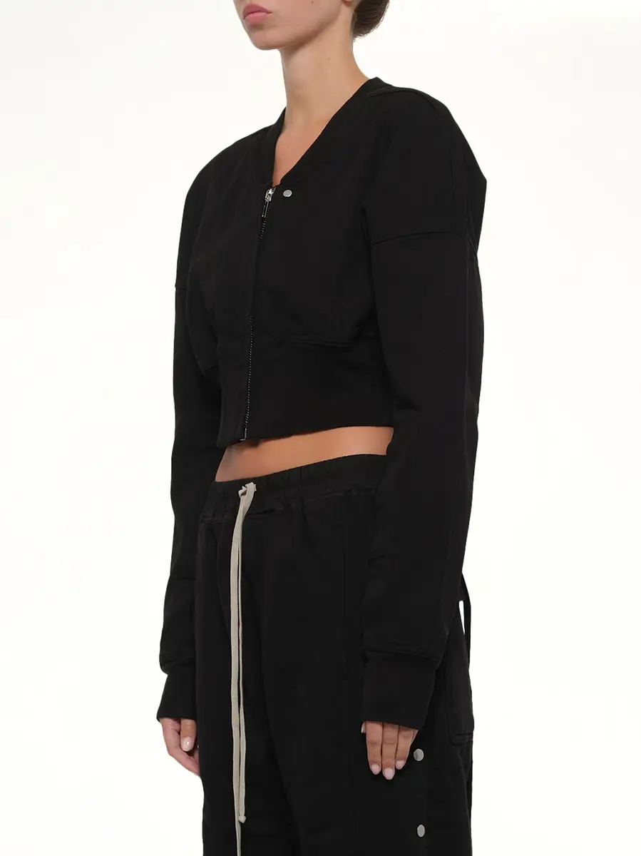 RICK OWENS DRKSHDW Flight Jacket Cropped | Thumbnail 3 RICK OWENS DRKSHDW Flight Jacket Cropped | Thumbnail 3