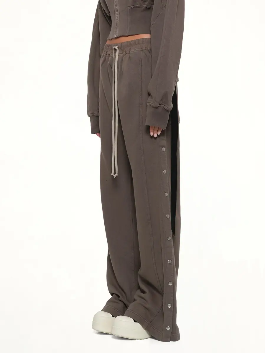 RICK OWENS DRKSHDW Wide Pusher Pants in Dust | Thumbnail 3 RICK OWENS DRKSHDW Wide Pusher Pants in Dust | Thumbnail 3
