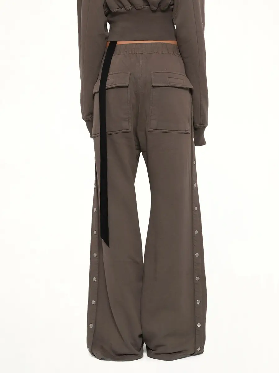 RICK OWENS DRKSHDW Wide Pusher Pants in Dust | Thumbnail 5 RICK OWENS DRKSHDW Wide Pusher Pants in Dust | Thumbnail 5
