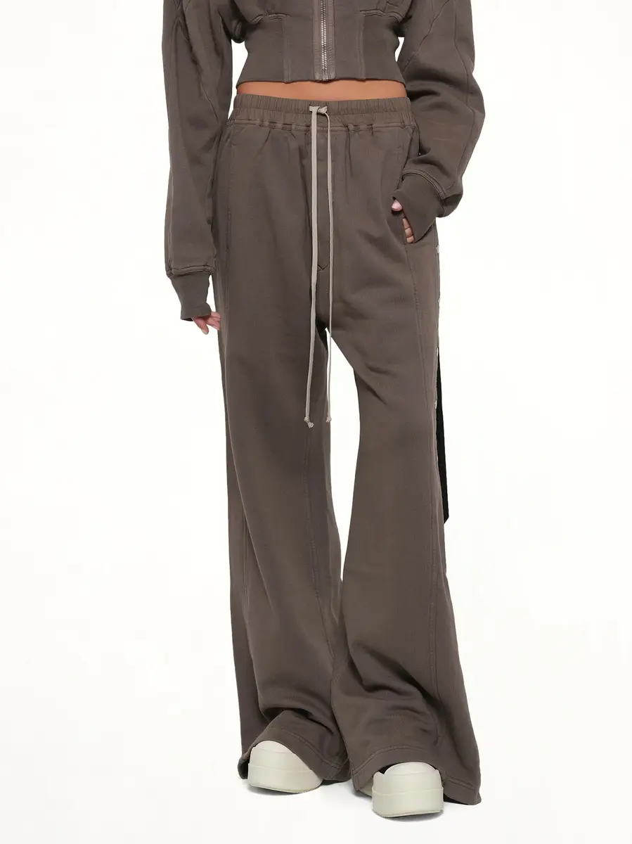RICK OWENS DRKSHDW Wide Pusher Pants in Dust | Thumbnail 6 RICK OWENS DRKSHDW Wide Pusher Pants in Dust | Thumbnail 6