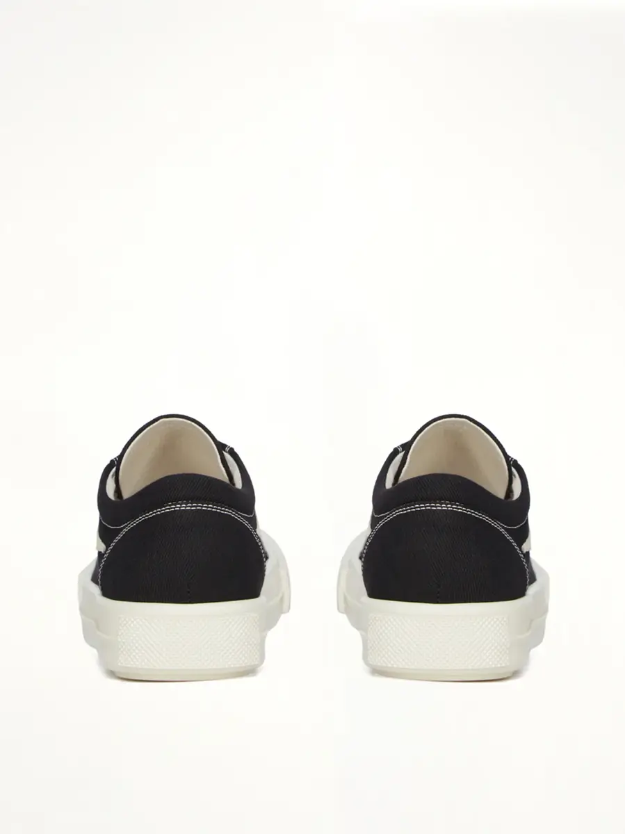RICK OWENS DRKSHDW Vintage Sneaks in Black/milk | Thumbnail 4 RICK OWENS DRKSHDW Vintage Sneaks in Black/milk | Thumbnail 4