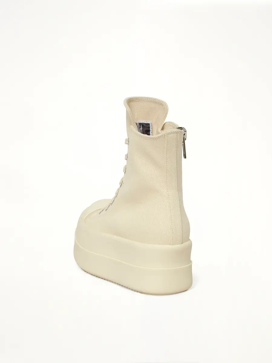 RICK OWENS DRKSHDW Mega Bumper Sneaks in Milk | Thumbnail 3