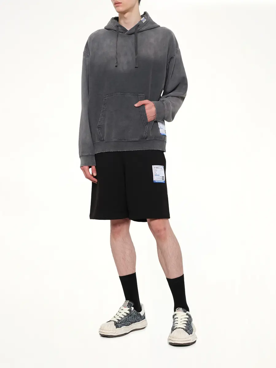 Maison MIHARA YASUHIRO Instrumental French Terry Distressed Hoodie | Thumbnail 4 Maison MIHARA YASUHIRO Instrumental French Terry Distressed Hoodie | Thumbnail 4