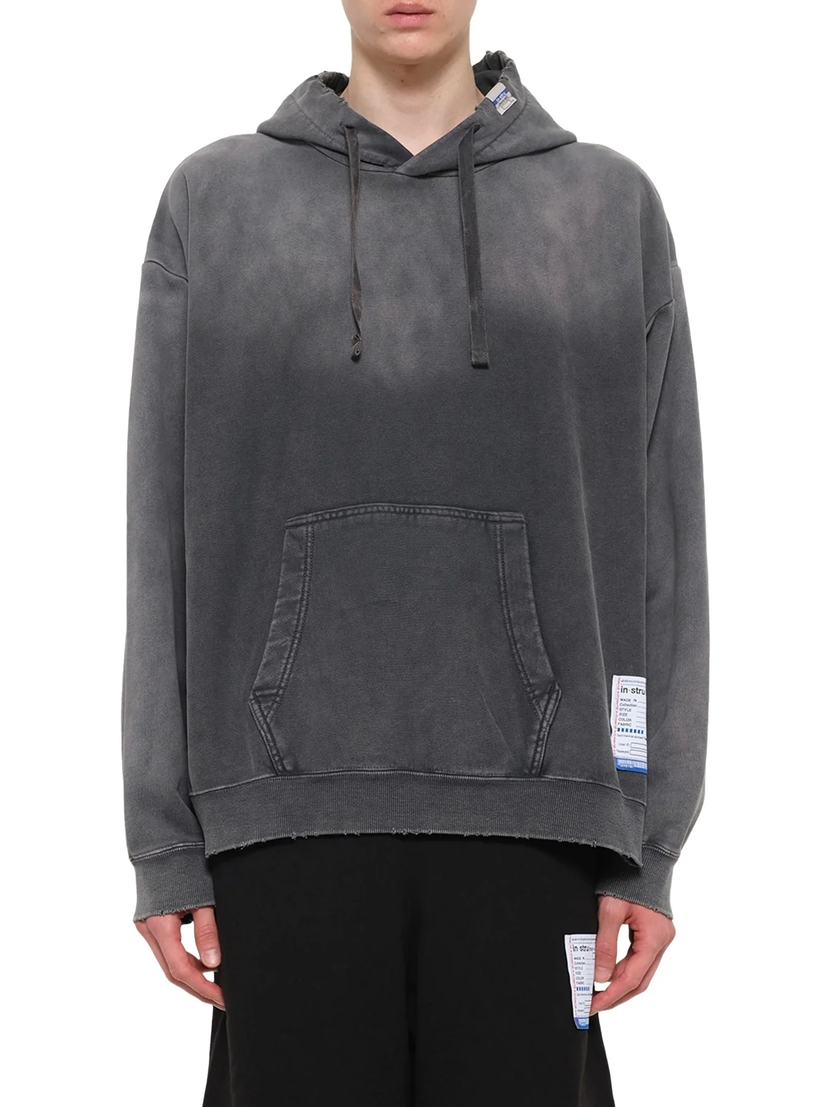 Maison MIHARA YASUHIRO Instrumental French Terry Distressed Hoodie