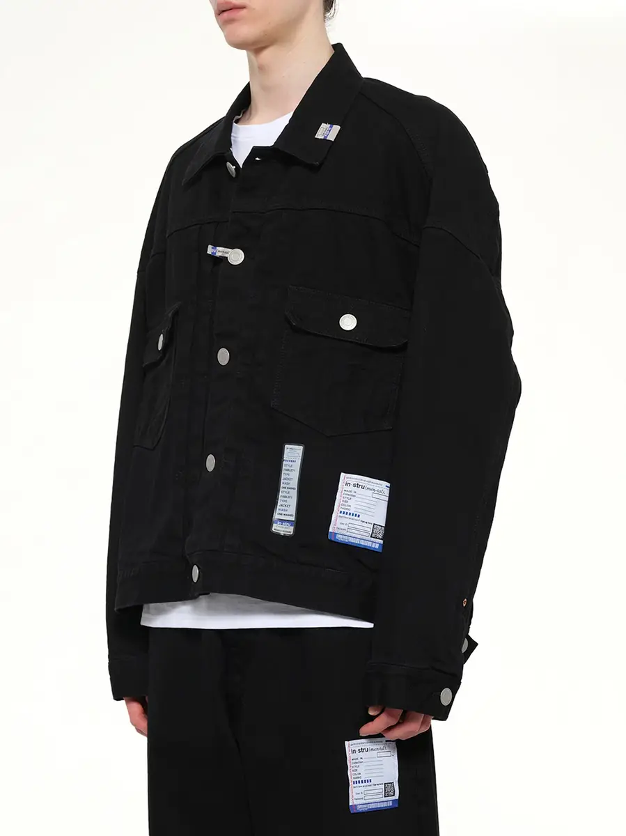 Maison MIHARA YASUHIRO Instrumental One Washed Selvage Denim Jacket | Thumbnail 3
