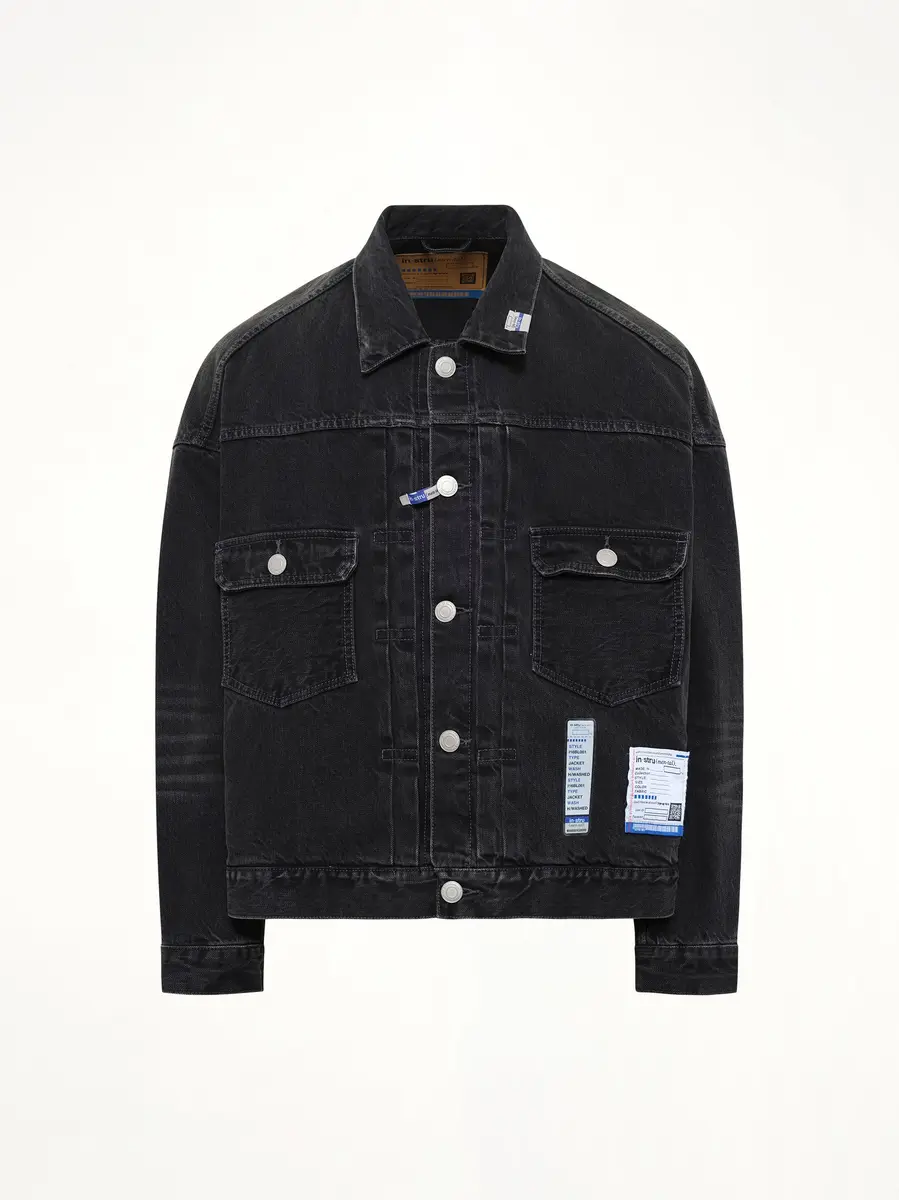 Maison MIHARA YASUHIRO Instrumental Hard Washed Selvage Denim Jacket | Thumbnail 2 Maison MIHARA YASUHIRO Instrumental Hard Washed Selvage Denim Jacket | Thumbnail 2