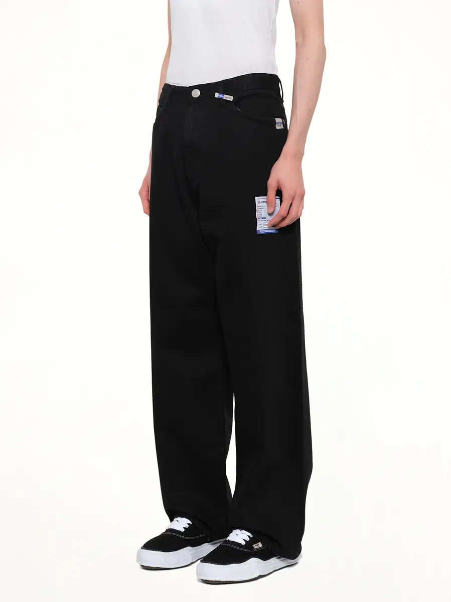 Maison MIHARA YASUHIRO Instrumental One Washed Selvage Denim Baggy Pants | Thumbnail 3