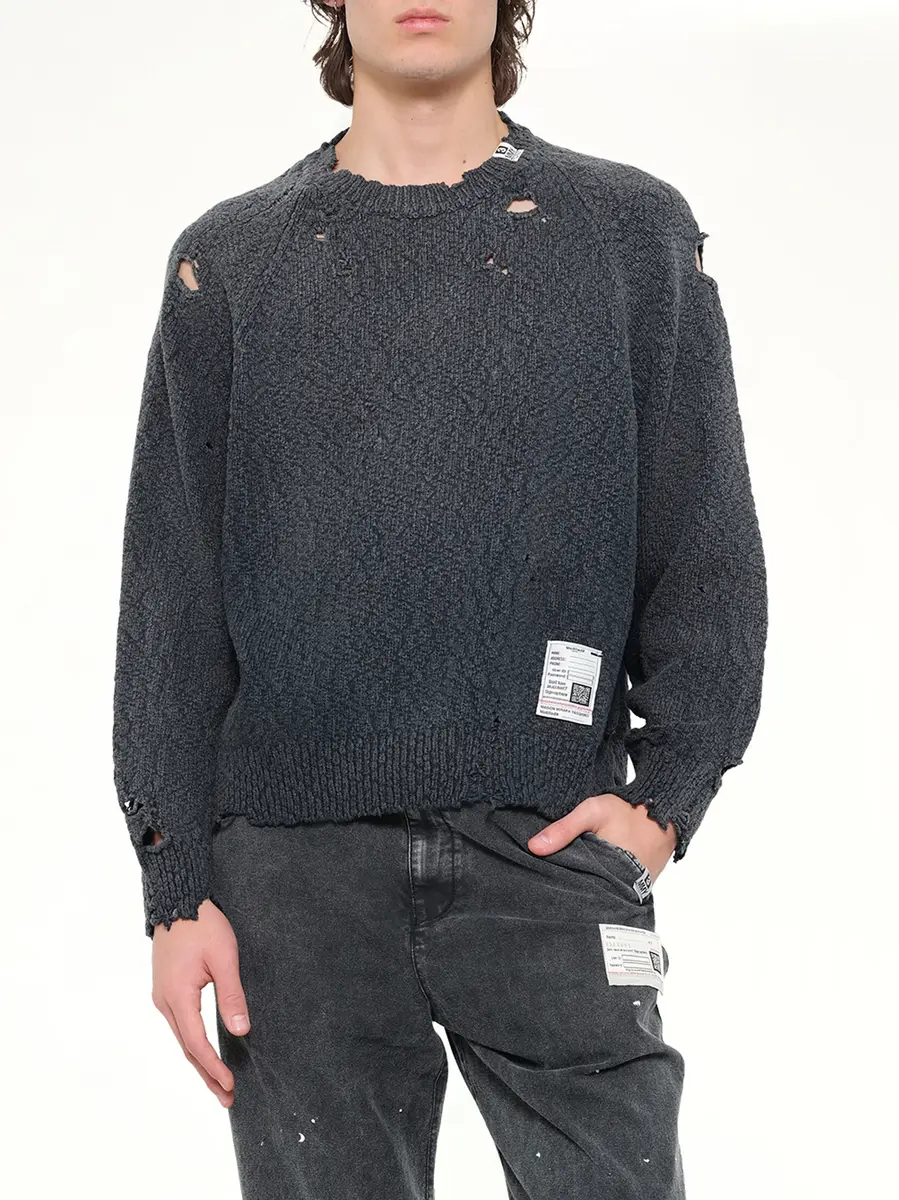 Maison MIHARA YASUHIRO Sun Faded Knit Pullover | Thumbnail 6 Maison MIHARA YASUHIRO Sun Faded Knit Pullover | Thumbnail 6