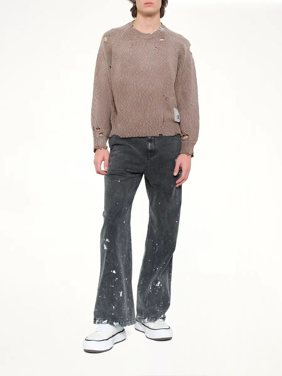 Maison MIHARA YASUHIRO Sun Faded Knit Pullover | Thumbnail 4 Maison MIHARA YASUHIRO Sun Faded Knit Pullover | Thumbnail 4