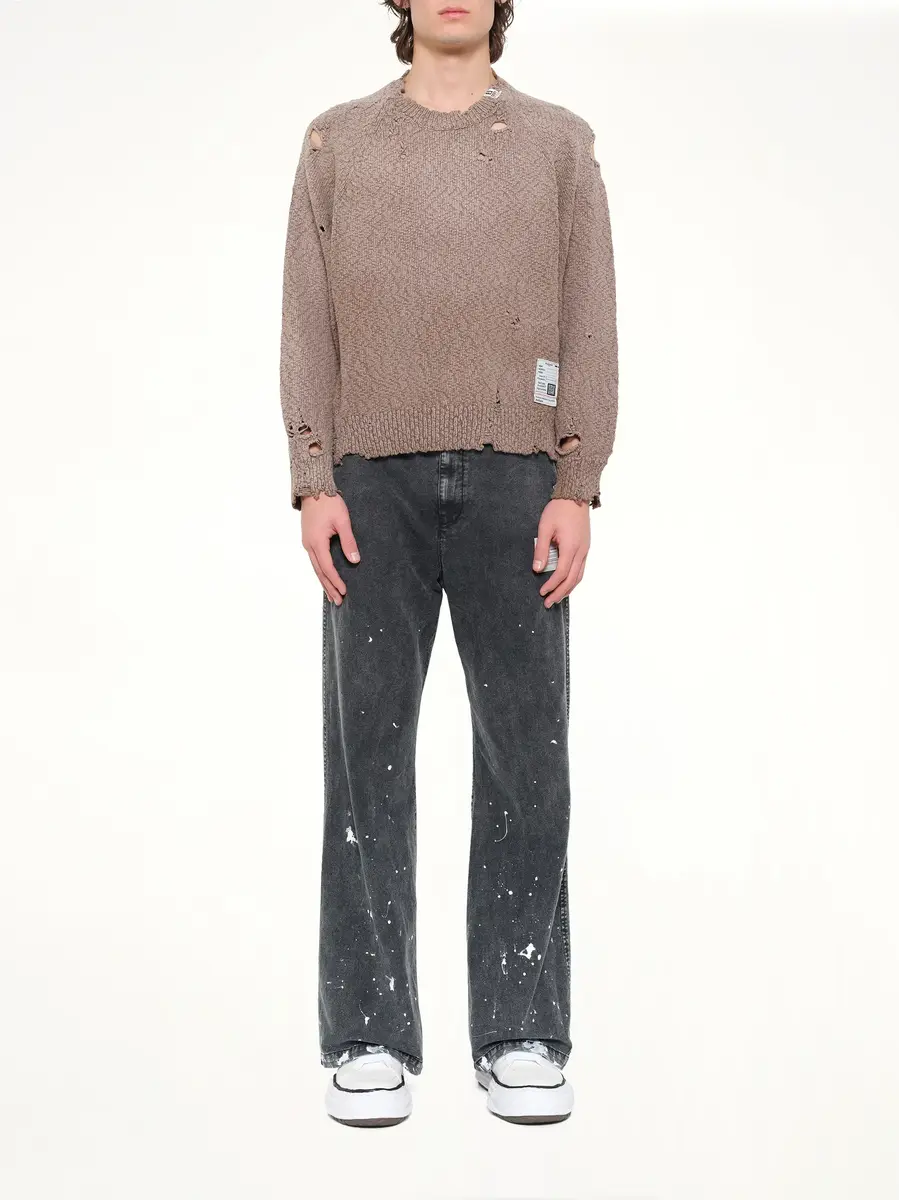 Maison MIHARA YASUHIRO Sun Faded Knit Pullover | Thumbnail 7 Maison MIHARA YASUHIRO Sun Faded Knit Pullover | Thumbnail 7