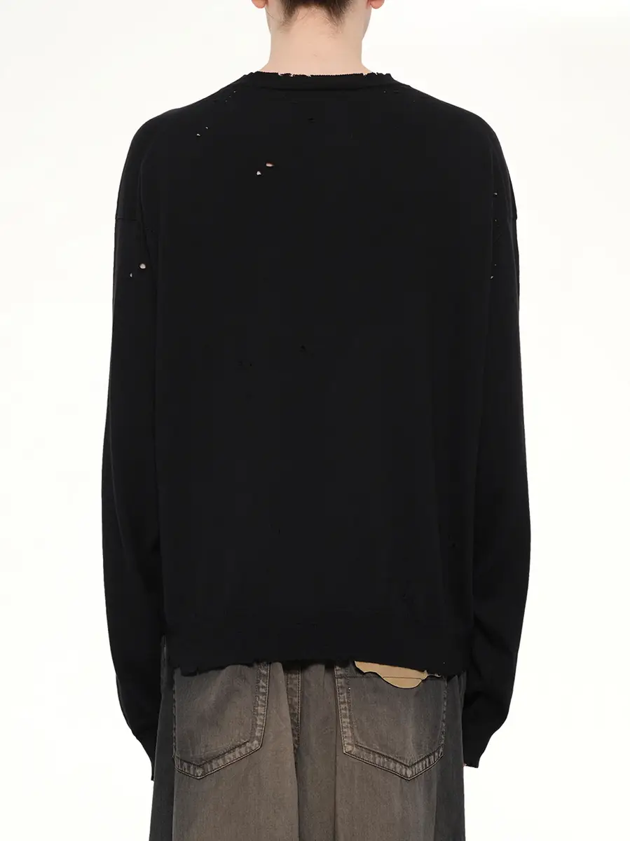 Maison MIHARA YASUHIRO Distressed Knit Pullover | Thumbnail 5 Maison MIHARA YASUHIRO Distressed Knit Pullover | Thumbnail 5