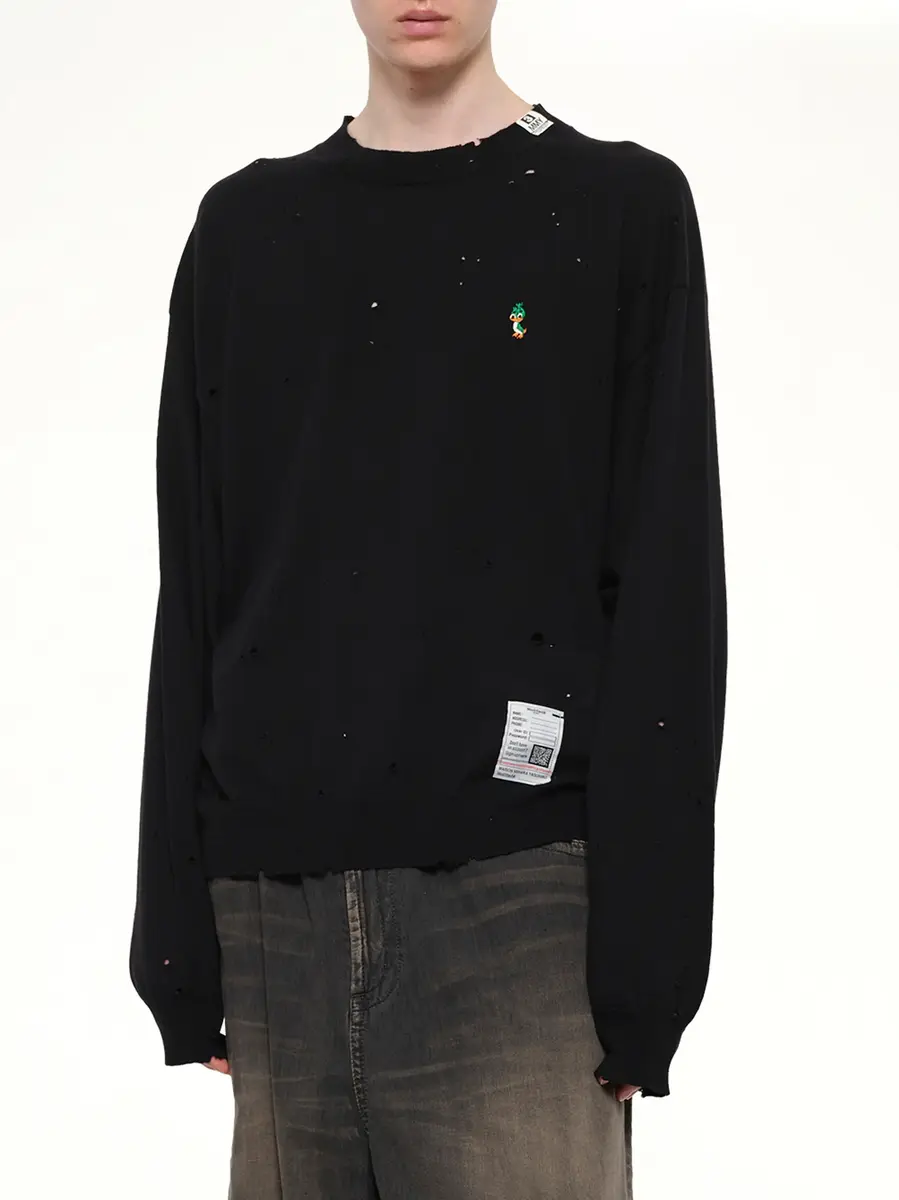 Maison MIHARA YASUHIRO Distressed Knit Pullover | Thumbnail 6 Maison MIHARA YASUHIRO Distressed Knit Pullover | Thumbnail 6
