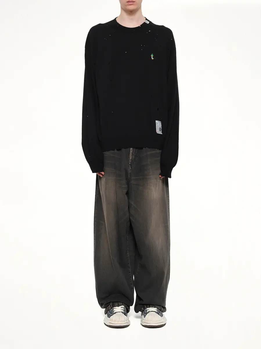 Maison MIHARA YASUHIRO Distressed Knit Pullover | Thumbnail 7 Maison MIHARA YASUHIRO Distressed Knit Pullover | Thumbnail 7