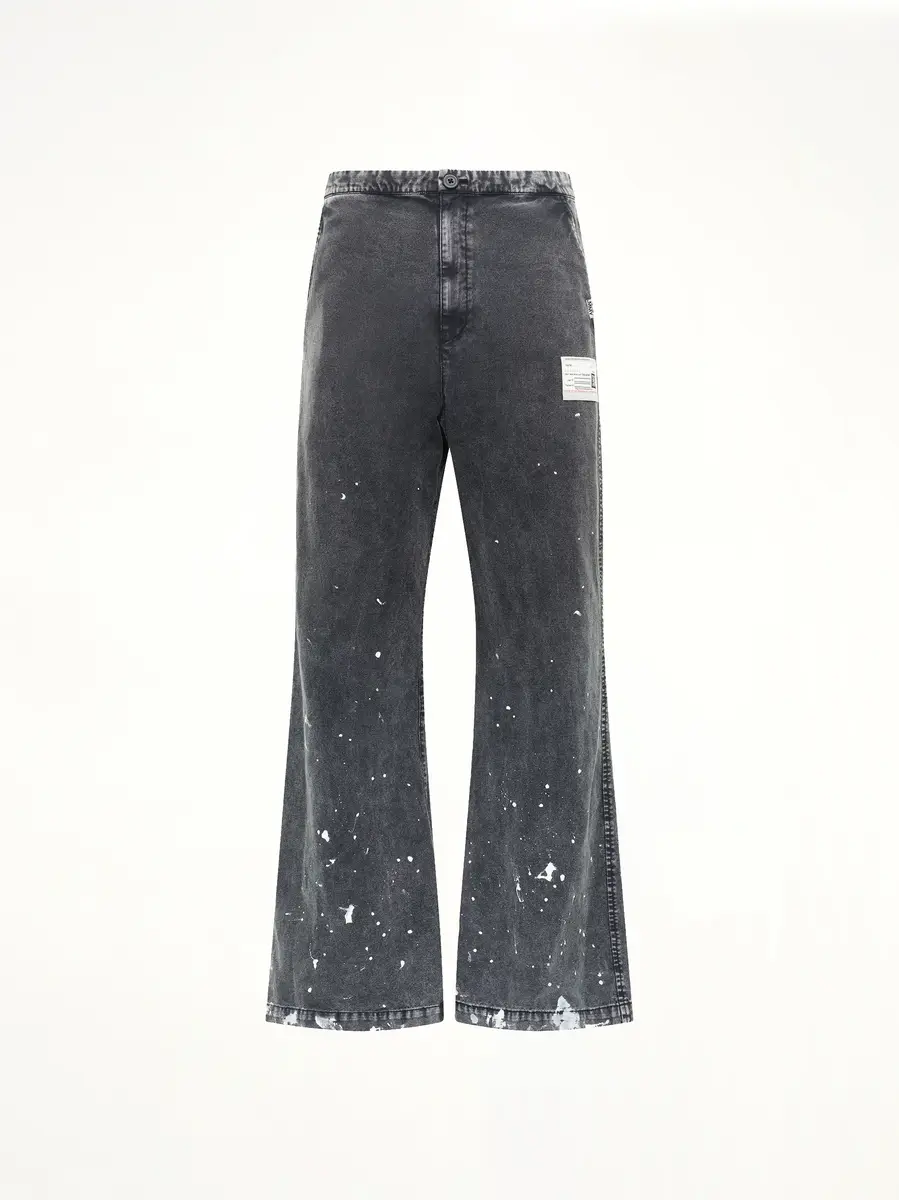 Maison MIHARA YASUHIRO Distressed Cotton Linen Trousers | Thumbnail 2 Maison MIHARA YASUHIRO Distressed Cotton Linen Trousers | Thumbnail 2