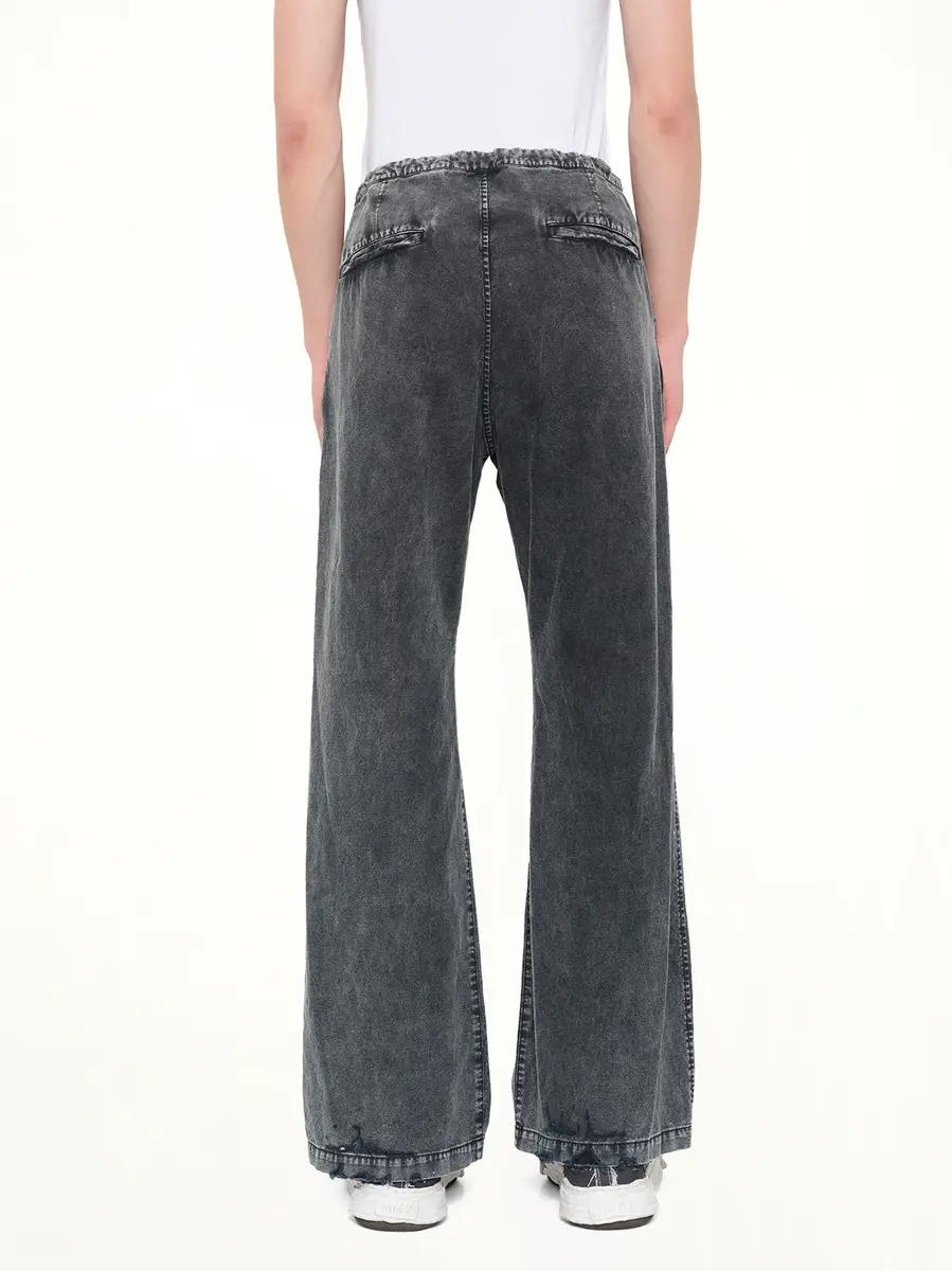 Maison MIHARA YASUHIRO Distressed Cotton Linen Trousers | Thumbnail 5 Maison MIHARA YASUHIRO Distressed Cotton Linen Trousers | Thumbnail 5