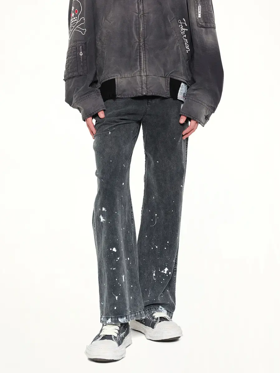 Maison MIHARA YASUHIRO Distressed Cotton Linen Trousers | Thumbnail 6 Maison MIHARA YASUHIRO Distressed Cotton Linen Trousers | Thumbnail 6