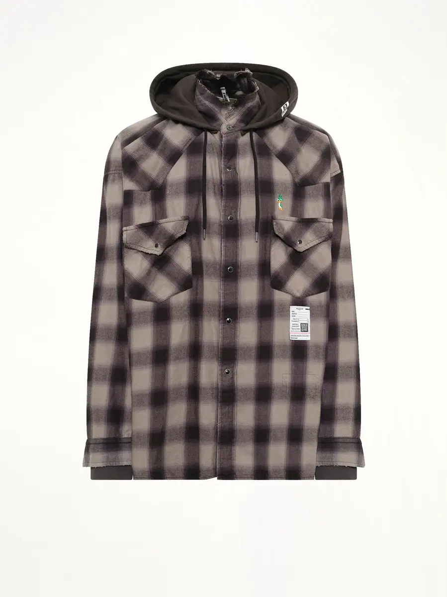 Maison MIHARA YASUHIRO Sweat Hoodie L/s Shirts in Gray | Thumbnail 2 Maison MIHARA YASUHIRO Sweat Hoodie L/s Shirts in Gray | Thumbnail 2