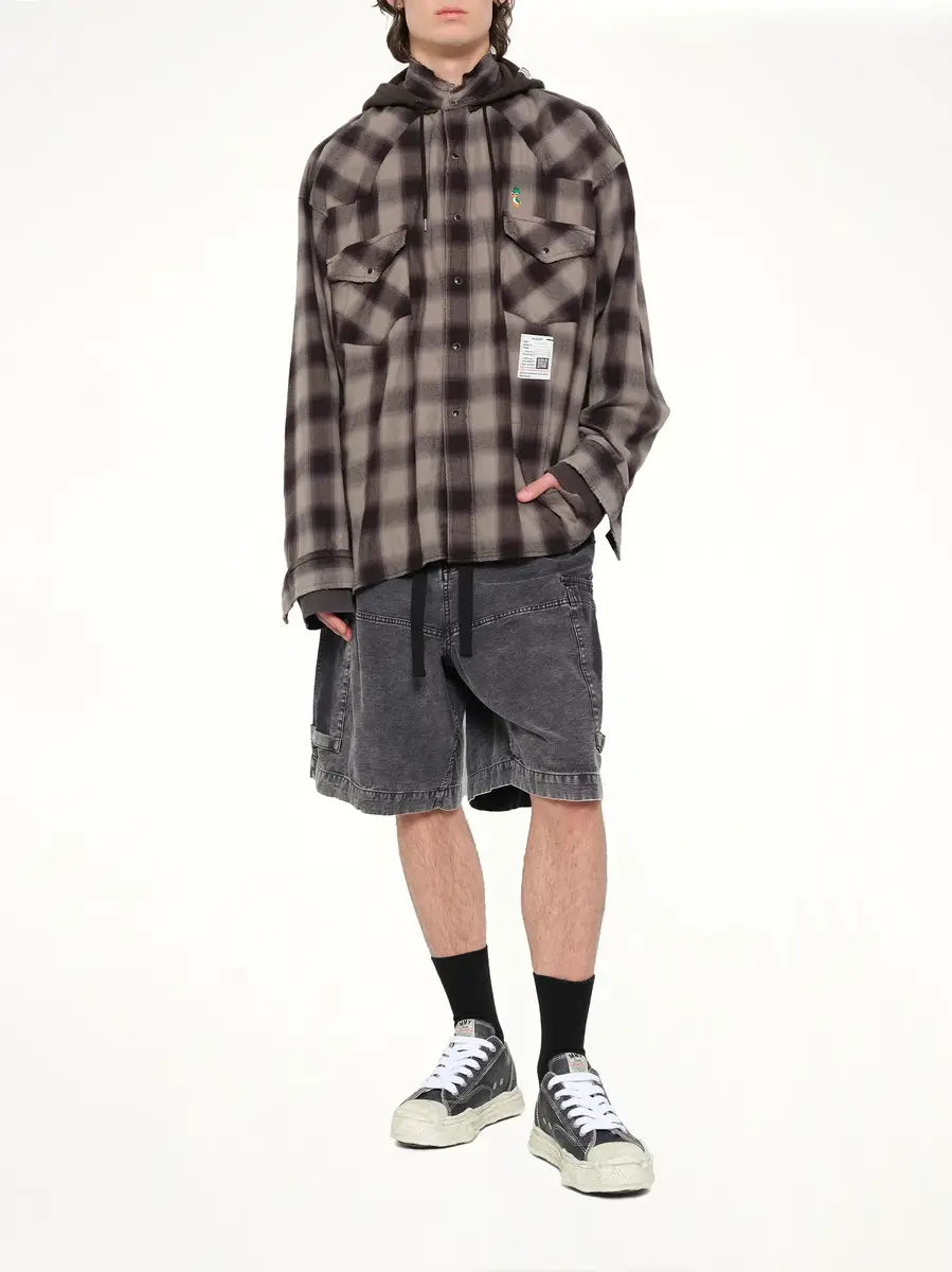 Maison MIHARA YASUHIRO Sweat Hoodie L/s Shirts in Gray | Thumbnail 4 Maison MIHARA YASUHIRO Sweat Hoodie L/s Shirts in Gray | Thumbnail 4