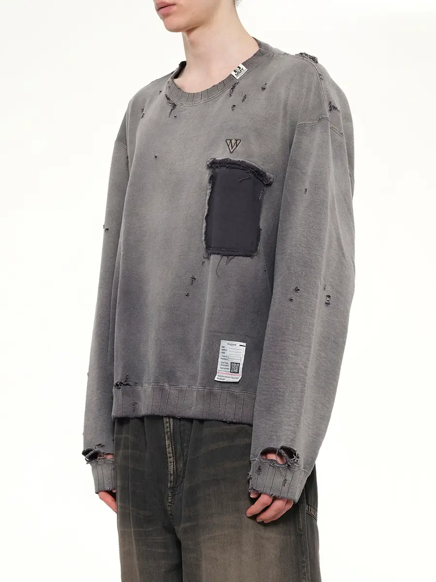 Maison MIHARA YASUHIRO Sun Faded Pullover | Thumbnail 3 Maison MIHARA YASUHIRO Sun Faded Pullover | Thumbnail 3