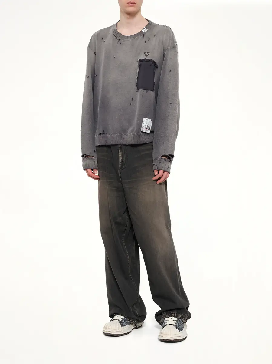 Maison MIHARA YASUHIRO Sun Faded Pullover | Thumbnail 4 Maison MIHARA YASUHIRO Sun Faded Pullover | Thumbnail 4