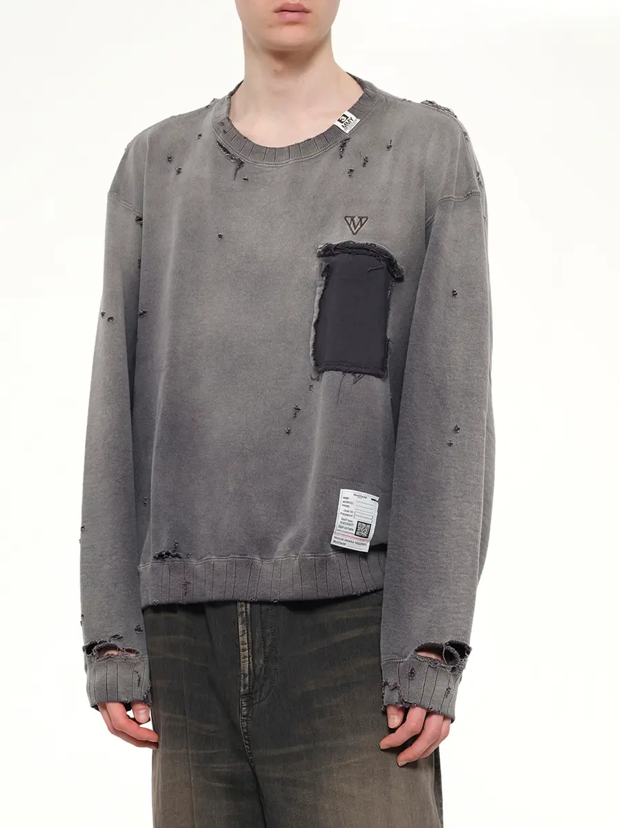 Maison MIHARA YASUHIRO Sun Faded Pullover | Thumbnail 6 Maison MIHARA YASUHIRO Sun Faded Pullover | Thumbnail 6