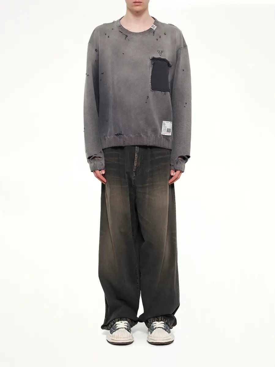 Maison MIHARA YASUHIRO Sun Faded Pullover | Thumbnail 7 Maison MIHARA YASUHIRO Sun Faded Pullover | Thumbnail 7