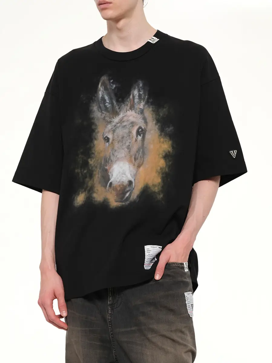 Maison MIHARA YASUHIRO Horse Printed T-shirt | Thumbnail 6 Maison MIHARA YASUHIRO Horse Printed T-shirt | Thumbnail 6
