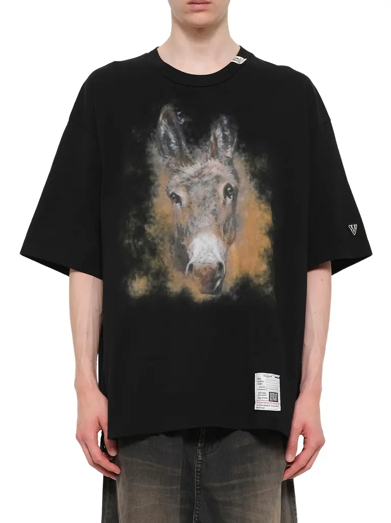 Maison MIHARA YASUHIRO Horse Printed T-shirt