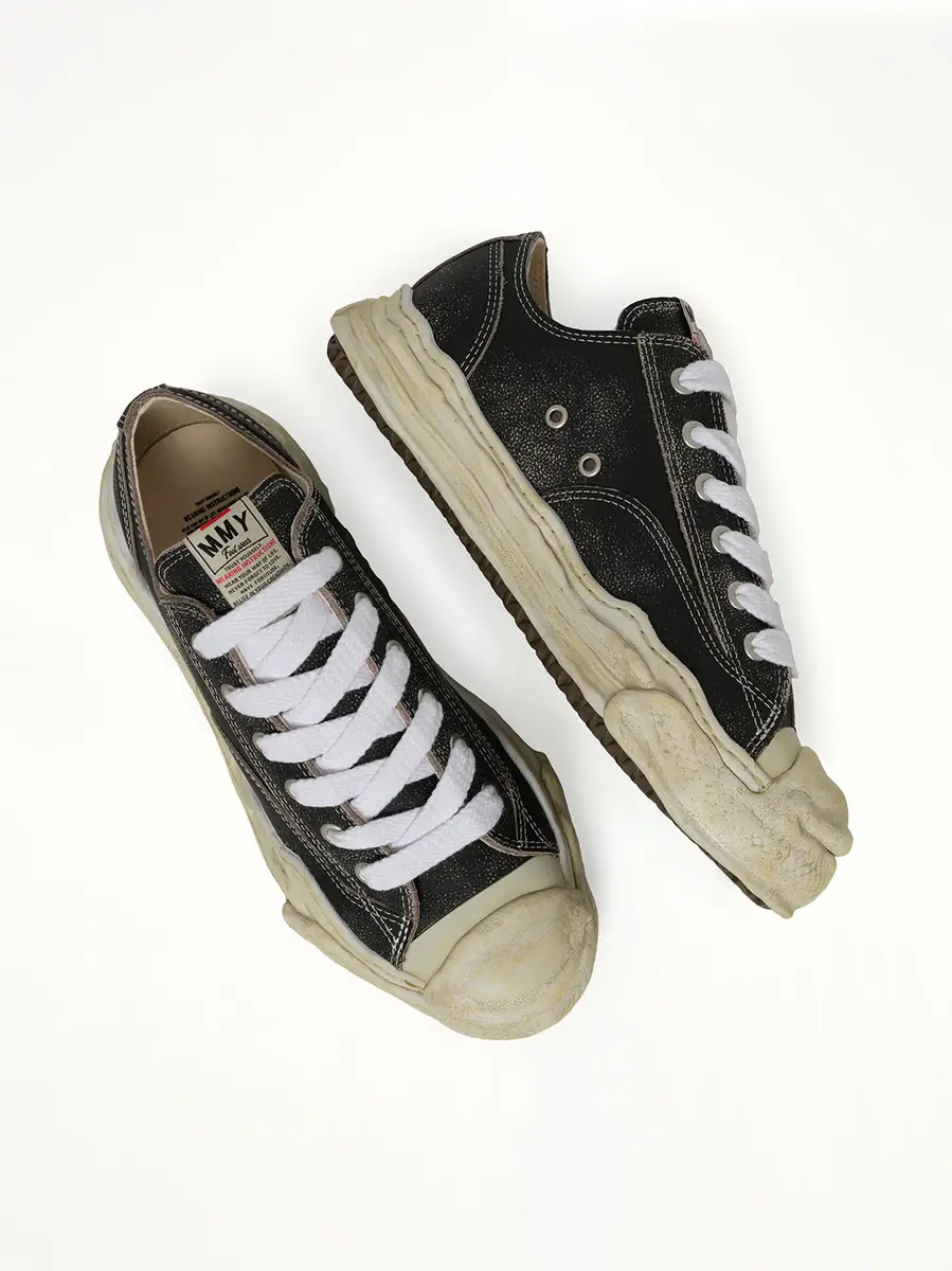 Maison MIHARA YASUHIRO Hank OG Shrink Leather Sneaker | Thumbnail 4 Maison MIHARA YASUHIRO Hank OG Shrink Leather Sneaker | Thumbnail 4
