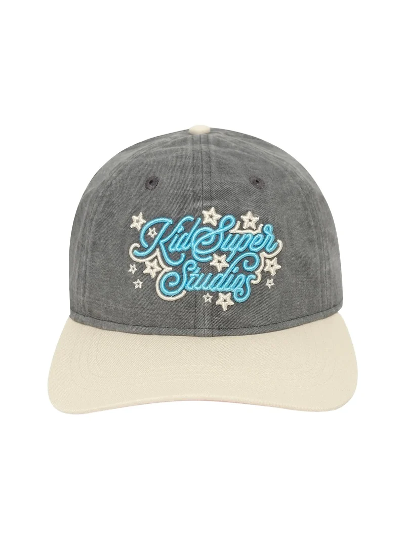 KidSuper Stars Snapback Hat in Gray
