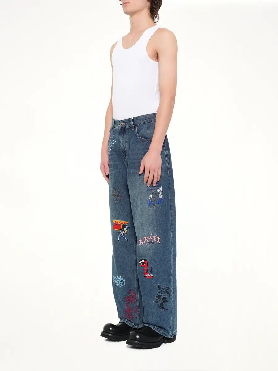 KidSuper Embroidered Paintings Balloon Pants | Thumbnail 3 KidSuper Embroidered Paintings Balloon Pants | Thumbnail 3