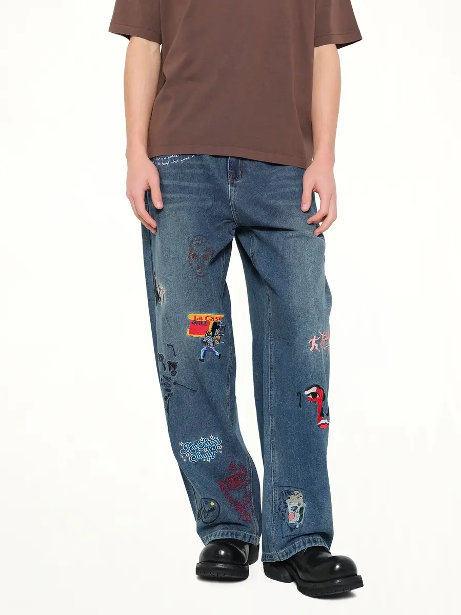 KidSuper Embroidered Paintings Balloon Pants | Thumbnail 6 KidSuper Embroidered Paintings Balloon Pants | Thumbnail 6