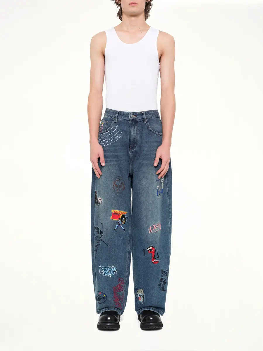 KidSuper Embroidered Paintings Balloon Pants | Thumbnail 7 KidSuper Embroidered Paintings Balloon Pants | Thumbnail 7
