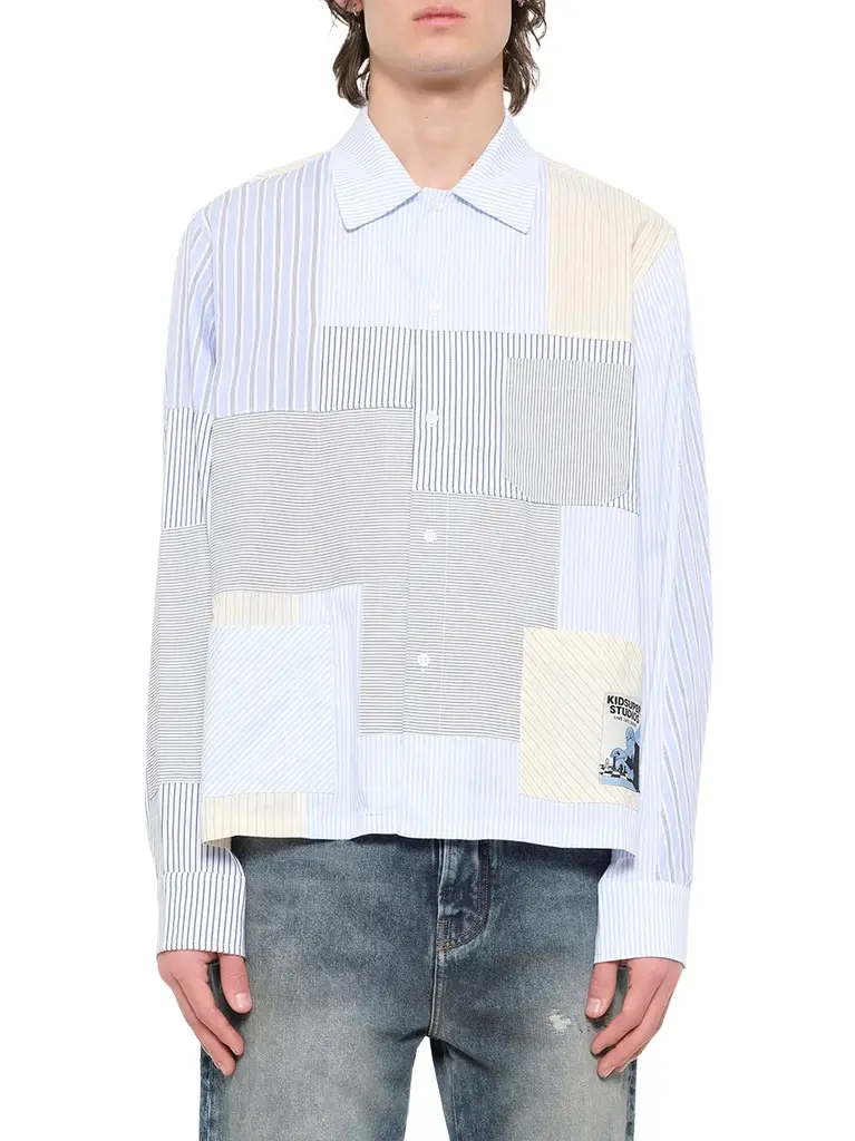 Patchwork Overshirt in Multicolour