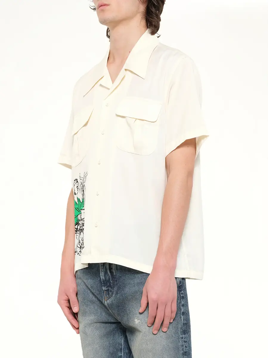 KidSuper Tecnacolor Dreams Lycra Shirt in Cream | Thumbnail 3 KidSuper Tecnacolor Dreams Lycra Shirt in Cream | Thumbnail 3