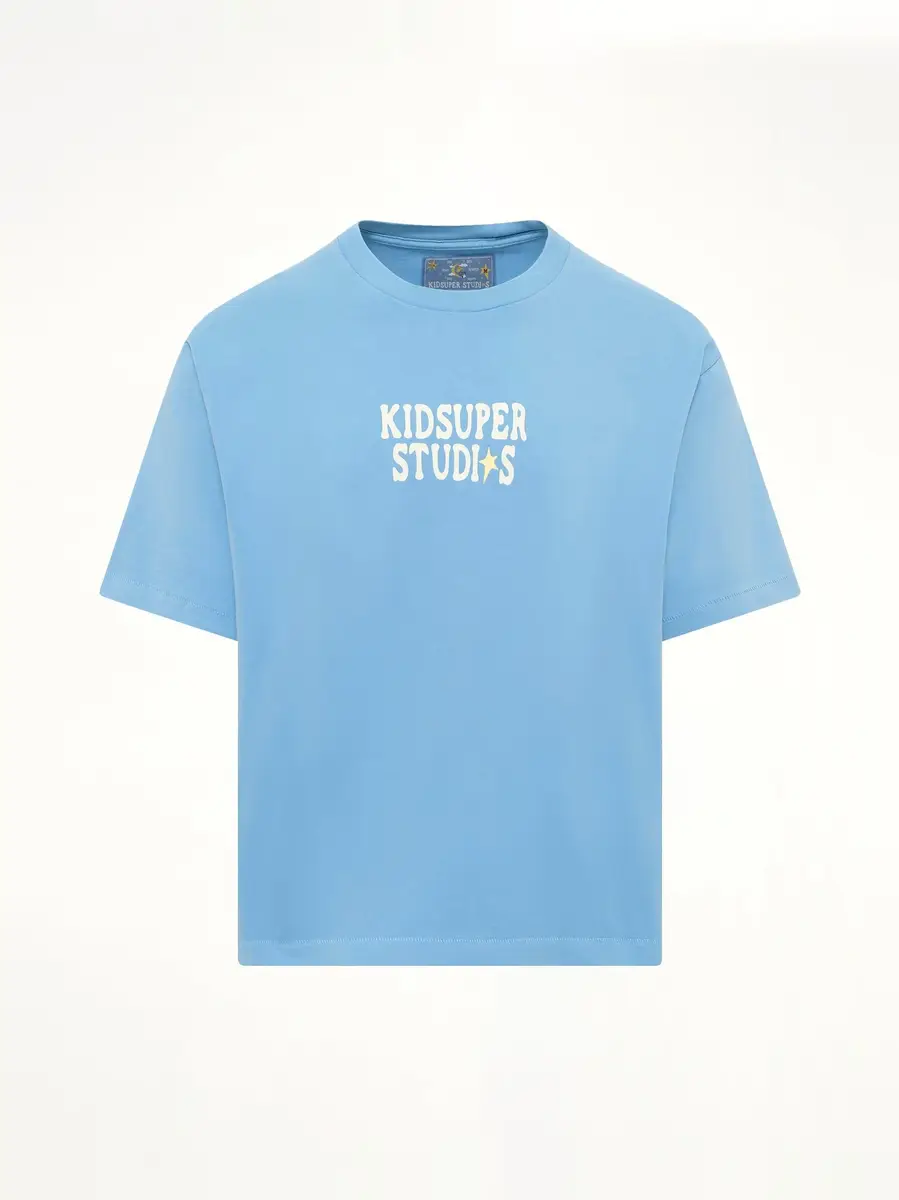 KidSuper The Boy Who Jumped Moon T-shirt in Light Blue | Thumbnail 2 KidSuper The Boy Who Jumped Moon T-shirt in Light Blue | Thumbnail 2