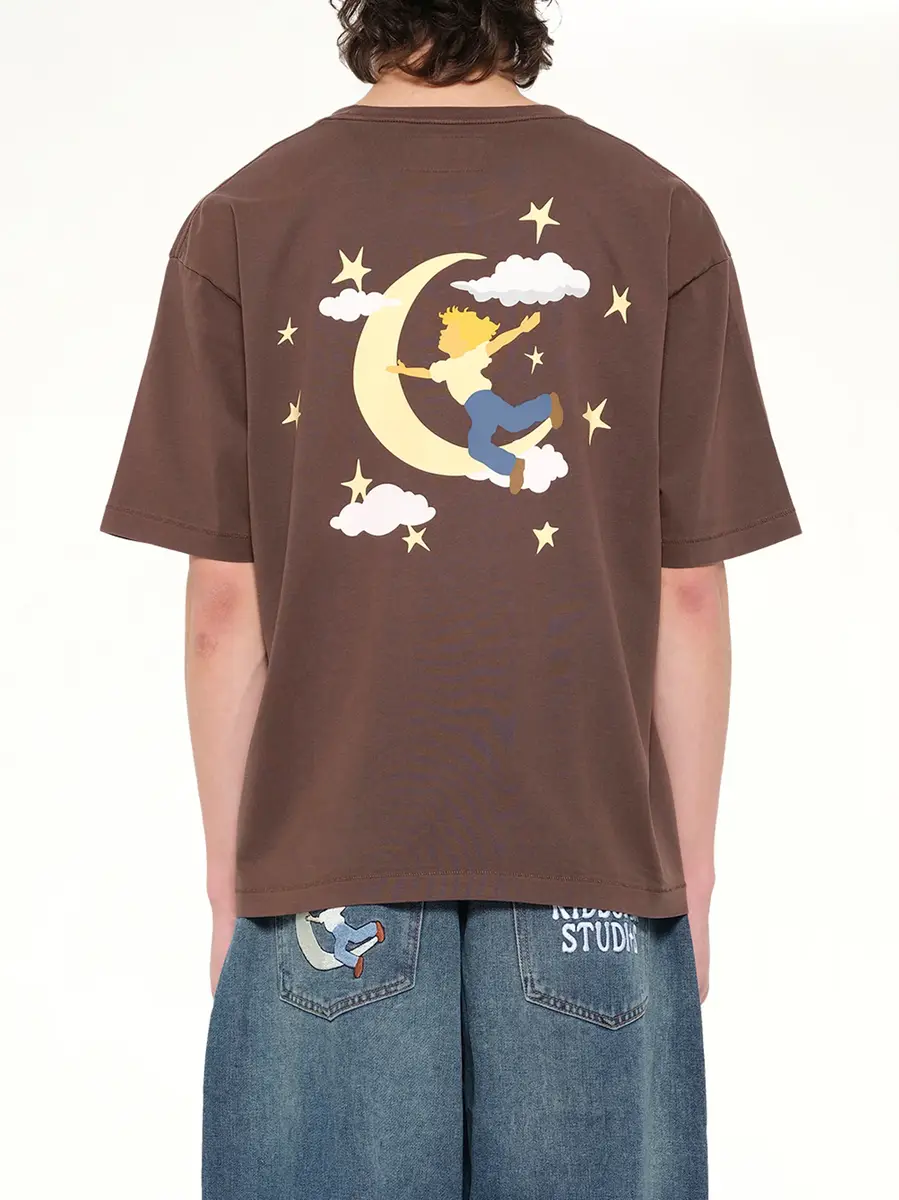KidSuper The Boy Who Jumped Moon T-shirt in Mocha | Thumbnail 5 KidSuper The Boy Who Jumped Moon T-shirt in Mocha | Thumbnail 5